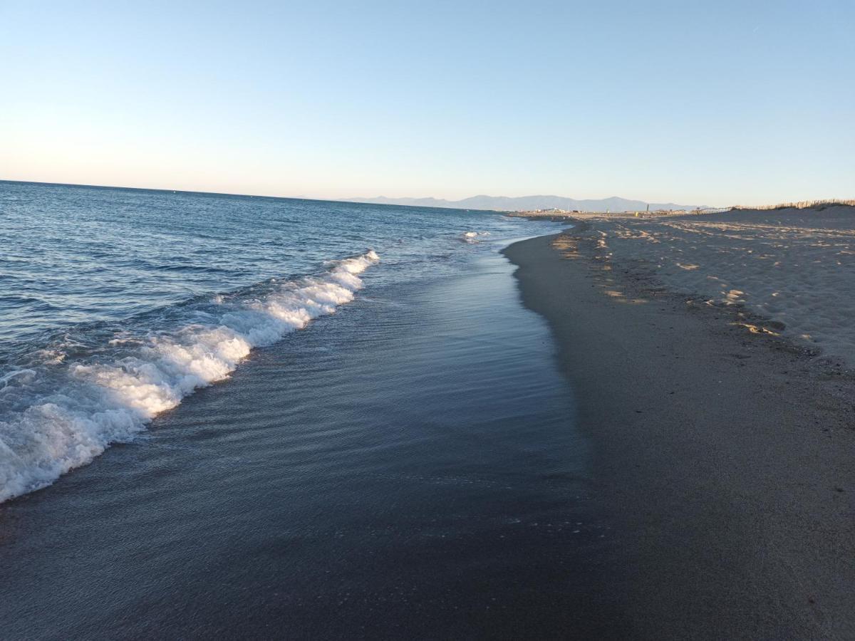 Le Victoria'S Beach Barcares - Parking Prive - Direct Plage - 5 Minutes A Pied Du Lydia - 3 Personnes Ле-Баркарес Екстер'єр фото