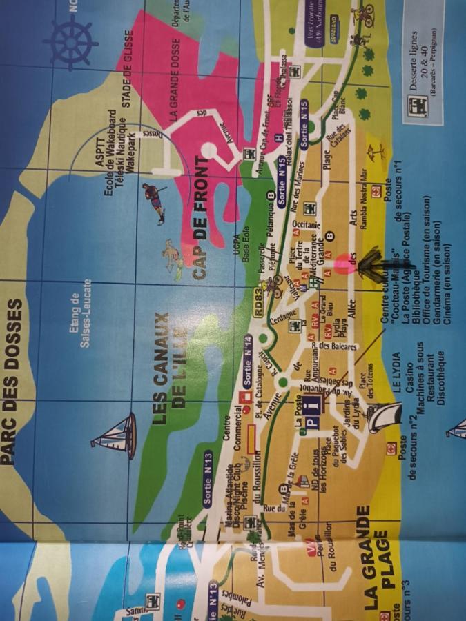 Le Victoria'S Beach Barcares - Parking Prive - Direct Plage - 5 Minutes A Pied Du Lydia - 3 Personnes Ле-Баркарес Екстер'єр фото