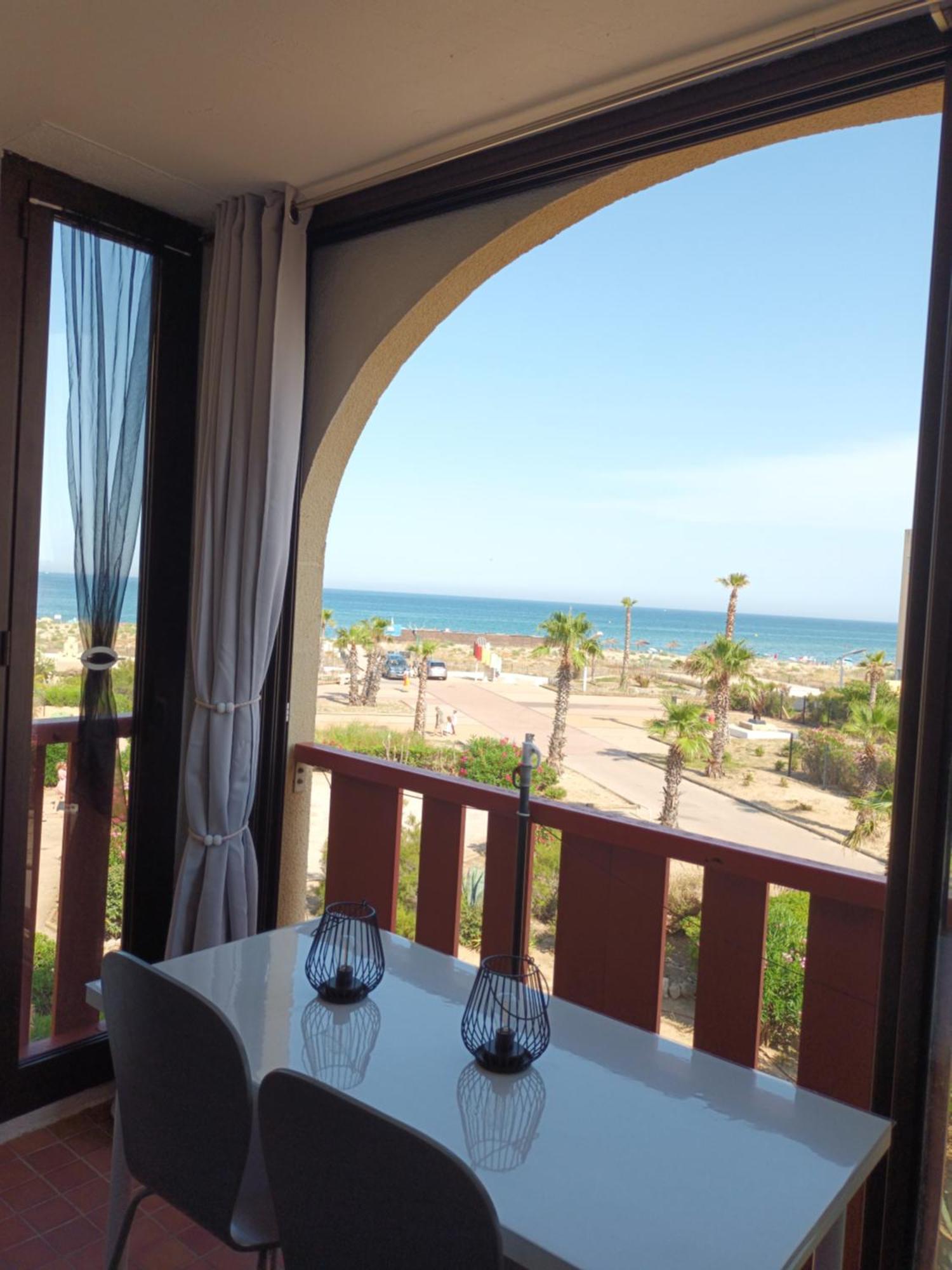 Le Victoria'S Beach Barcares - Parking Prive - Direct Plage - 5 Minutes A Pied Du Lydia - 3 Personnes Ле-Баркарес Екстер'єр фото