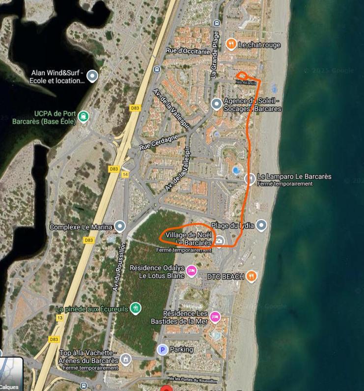 Le Victoria'S Beach Barcares - Parking Prive - Direct Plage - 5 Minutes A Pied Du Lydia - 3 Personnes Ле-Баркарес Екстер'єр фото